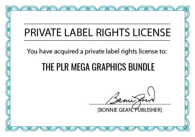 PLR Certificate